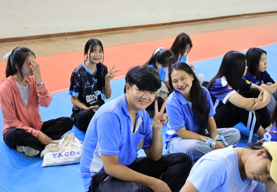 ภาพกิจกรรม  คณะวิทยาศาสตร์และเทคโนโลยี จัดกิจกรรมส่งเสริมสุขภาพสร้างสรรค์ศิลป์นักศึกษา