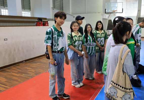 ภาพกิจกรรม  คณะวิทยาศาสตร์และเทคโนโลยี จัดกิจกรรมส่งเสริมสุขภาพสร้างสรรค์ศิลป์นักศึกษา