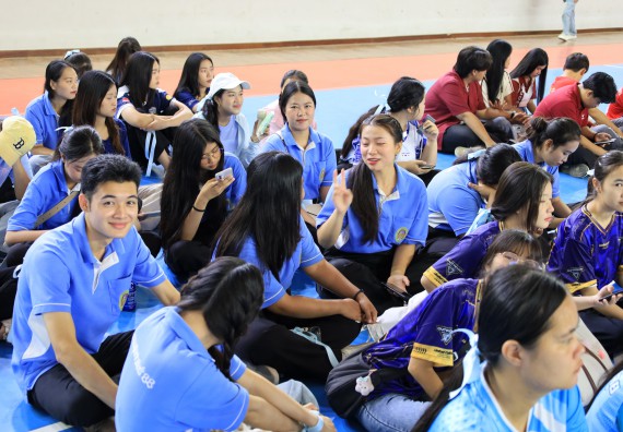 ภาพกิจกรรม  คณะวิทยาศาสตร์และเทคโนโลยี จัดกิจกรรมส่งเสริมสุขภาพสร้างสรรค์ศิลป์นักศึกษา