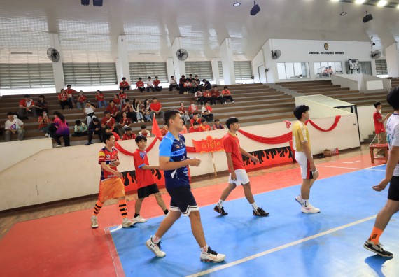 ภาพกิจกรรม  คณะวิทยาศาสตร์และเทคโนโลยี จัดกิจกรรมส่งเสริมสุขภาพสร้างสรรค์ศิลป์นักศึกษา