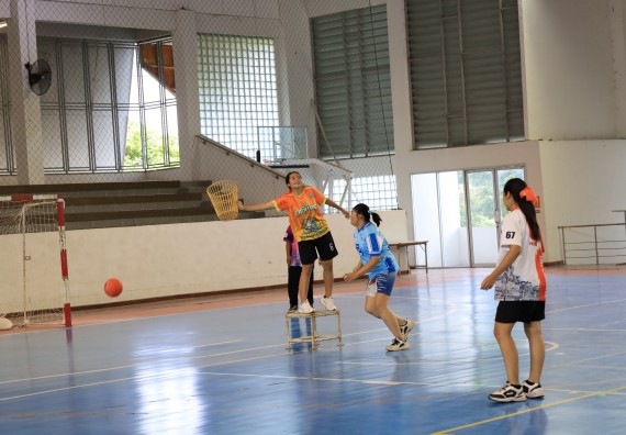ภาพกิจกรรม  คณะวิทยาศาสตร์และเทคโนโลยี จัดกิจกรรมส่งเสริมสุขภาพสร้างสรรค์ศิลป์นักศึกษา