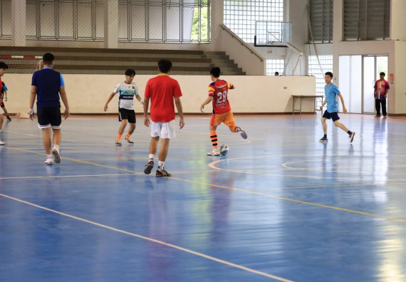 ภาพกิจกรรม  คณะวิทยาศาสตร์และเทคโนโลยี จัดกิจกรรมส่งเสริมสุขภาพสร้างสรรค์ศิลป์นักศึกษา