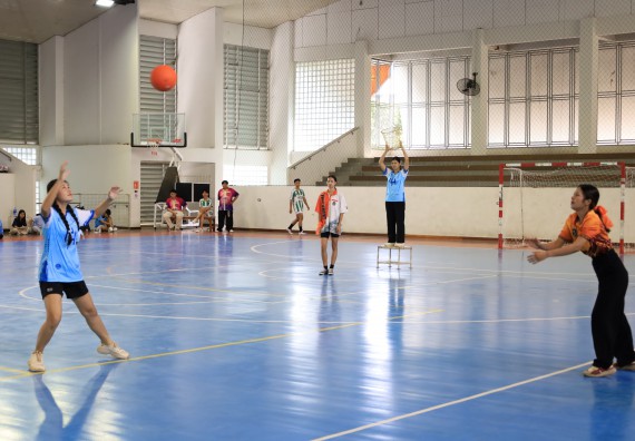 ภาพกิจกรรม  คณะวิทยาศาสตร์และเทคโนโลยี จัดกิจกรรมส่งเสริมสุขภาพสร้างสรรค์ศิลป์นักศึกษา