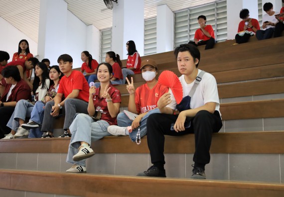 ภาพกิจกรรม  คณะวิทยาศาสตร์และเทคโนโลยี จัดกิจกรรมส่งเสริมสุขภาพสร้างสรรค์ศิลป์นักศึกษา