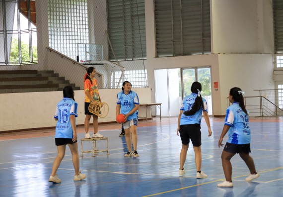 ภาพกิจกรรม  คณะวิทยาศาสตร์และเทคโนโลยี จัดกิจกรรมส่งเสริมสุขภาพสร้างสรรค์ศิลป์นักศึกษา