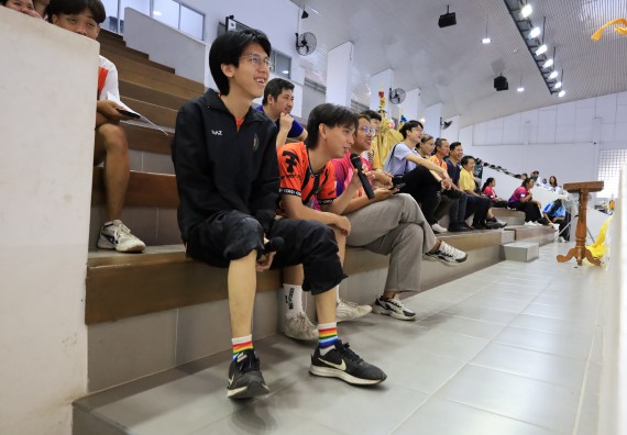 ภาพกิจกรรม  คณะวิทยาศาสตร์และเทคโนโลยี จัดกิจกรรมส่งเสริมสุขภาพสร้างสรรค์ศิลป์นักศึกษา