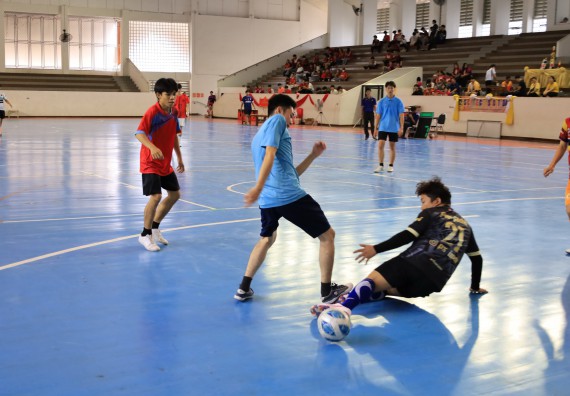 ภาพกิจกรรม  คณะวิทยาศาสตร์และเทคโนโลยี จัดกิจกรรมส่งเสริมสุขภาพสร้างสรรค์ศิลป์นักศึกษา