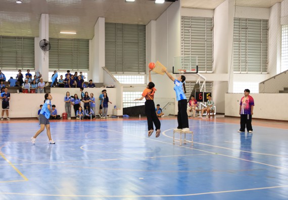 ภาพกิจกรรม  คณะวิทยาศาสตร์และเทคโนโลยี จัดกิจกรรมส่งเสริมสุขภาพสร้างสรรค์ศิลป์นักศึกษา