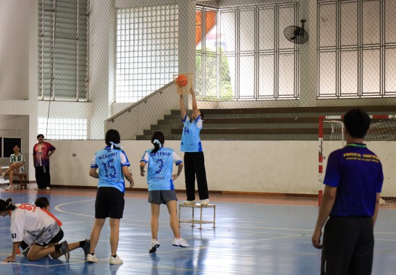 ภาพกิจกรรม  คณะวิทยาศาสตร์และเทคโนโลยี จัดกิจกรรมส่งเสริมสุขภาพสร้างสรรค์ศิลป์นักศึกษา