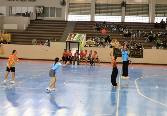 ภาพกิจกรรม  คณะวิทยาศาสตร์และเทคโนโลยี จัดกิจกรรมส่งเสริมสุขภาพสร้างสรรค์ศิลป์นักศึกษา