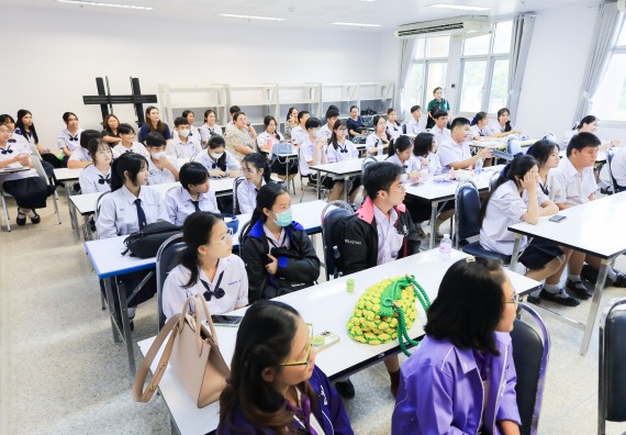 ภาพกิจกรรม   คณะวิทยาศาสตร์และเทคโนโลยี มหาวิทยาลัยราชภัฏกําแพงเพชร จัดการแข่งขันทักษะทางวิทยาศาสตร์และเทคโนโลยี ระดับมัธยมศึกษาตอนต้น ระดับมัธยมศึกษาตอนปลาย ในงานสัปดาห์วิทยาศาสตร์แห่งชาติ ส่วนภูมิภาค ประจำปี 2568