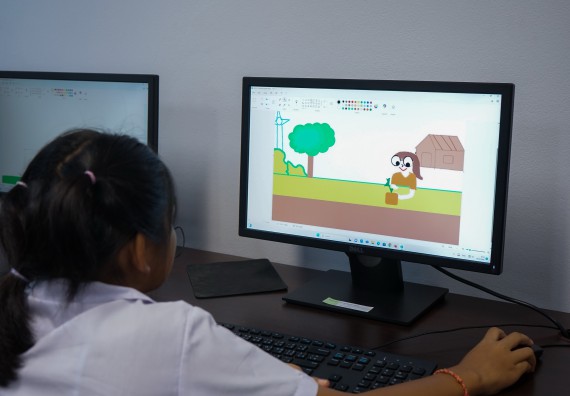 ภาพกิจกรรม  คณะวิทยาศาสตร์และเทคโนโลยี มหาวิทยาลัยราชภัฏกําแพงเพชร จัดการแข่งขันวาดภาพด้วยโปรแกรม Paint ระดับประถมศึกษาตอนต้น ระดับประถมศึกษาตอนปลาย ในงานสัปดาห์วิทยาศาสตร์แห่งชาติ ส่วนภูมิภาค ประจำปี 2568