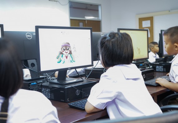 ภาพกิจกรรม  คณะวิทยาศาสตร์และเทคโนโลยี มหาวิทยาลัยราชภัฏกําแพงเพชร จัดการแข่งขันวาดภาพด้วยโปรแกรม Paint ระดับประถมศึกษาตอนต้น ระดับประถมศึกษาตอนปลาย ในงานสัปดาห์วิทยาศาสตร์แห่งชาติ ส่วนภูมิภาค ประจำปี 2568