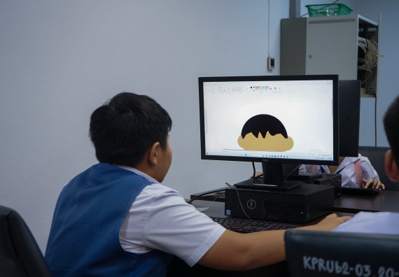 ภาพกิจกรรม  คณะวิทยาศาสตร์และเทคโนโลยี มหาวิทยาลัยราชภัฏกําแพงเพชร จัดการแข่งขันวาดภาพด้วยโปรแกรม Paint ระดับประถมศึกษาตอนต้น ระดับประถมศึกษาตอนปลาย ในงานสัปดาห์วิทยาศาสตร์แห่งชาติ ส่วนภูมิภาค ประจำปี 2568