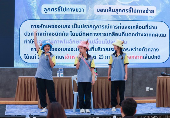 ภาพกิจกรรม   คณะวิทยาศาสตร์และเทคโนโลยี มหาวิทยาลัยราชภัฏกําแพงเพชร จัดการประกวดการแสดงทางวิทยาศาสตร์ (Science Show) ระดับมัธยมศึกษาตอนต้น ระดับมัธยมศึกษาตอนปลาย ในงานสัปดาห์วิทยาศาสตร์แห่งชาติ ส่วนภูมิภาค ประจำปี 2568