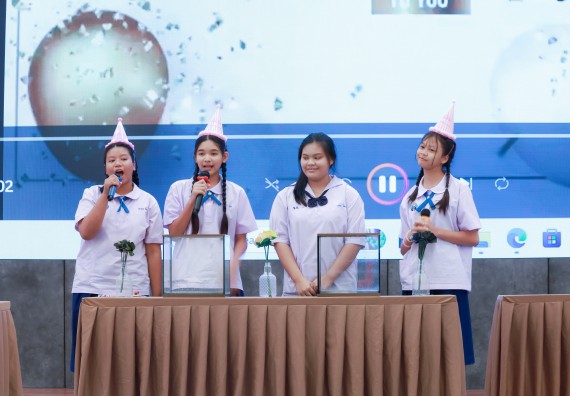 ภาพกิจกรรม   คณะวิทยาศาสตร์และเทคโนโลยี มหาวิทยาลัยราชภัฏกําแพงเพชร จัดการประกวดการแสดงทางวิทยาศาสตร์ (Science Show) ระดับมัธยมศึกษาตอนต้น ระดับมัธยมศึกษาตอนปลาย ในงานสัปดาห์วิทยาศาสตร์แห่งชาติ ส่วนภูมิภาค ประจำปี 2568