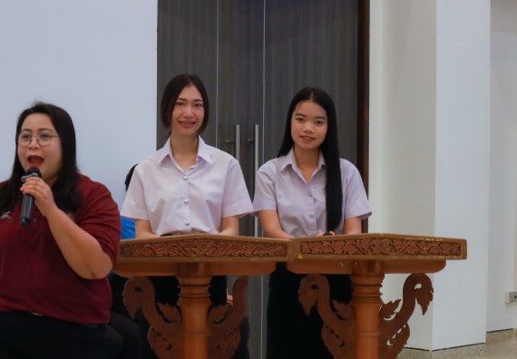 ภาพกิจกรรม   คณะวิทยาศาสตร์และเทคโนโลยี มหาวิทยาลัยราชภัฏกําแพงเพชร จัดการประกวดการแสดงทางวิทยาศาสตร์ (Science Show) ระดับมัธยมศึกษาตอนต้น ระดับมัธยมศึกษาตอนปลาย ในงานสัปดาห์วิทยาศาสตร์แห่งชาติ ส่วนภูมิภาค ประจำปี 2568