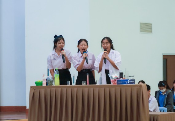 ภาพกิจกรรม   คณะวิทยาศาสตร์และเทคโนโลยี มหาวิทยาลัยราชภัฏกําแพงเพชร จัดการประกวดการแสดงทางวิทยาศาสตร์ (Science Show) ระดับมัธยมศึกษาตอนต้น ระดับมัธยมศึกษาตอนปลาย ในงานสัปดาห์วิทยาศาสตร์แห่งชาติ ส่วนภูมิภาค ประจำปี 2568