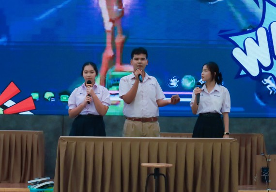 ภาพกิจกรรม   คณะวิทยาศาสตร์และเทคโนโลยี มหาวิทยาลัยราชภัฏกําแพงเพชร จัดการประกวดการแสดงทางวิทยาศาสตร์ (Science Show) ระดับมัธยมศึกษาตอนต้น ระดับมัธยมศึกษาตอนปลาย ในงานสัปดาห์วิทยาศาสตร์แห่งชาติ ส่วนภูมิภาค ประจำปี 2568