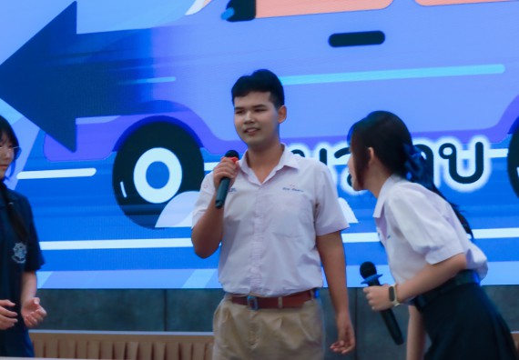 ภาพกิจกรรม   คณะวิทยาศาสตร์และเทคโนโลยี มหาวิทยาลัยราชภัฏกําแพงเพชร จัดการประกวดการแสดงทางวิทยาศาสตร์ (Science Show) ระดับมัธยมศึกษาตอนต้น ระดับมัธยมศึกษาตอนปลาย ในงานสัปดาห์วิทยาศาสตร์แห่งชาติ ส่วนภูมิภาค ประจำปี 2568