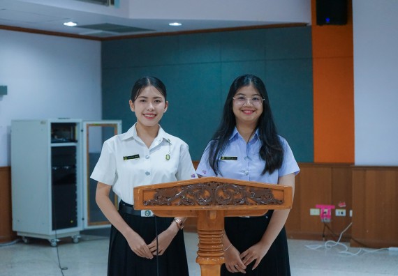 ภาพกิจกรรม  คณะวิทยาศาสตร์และเทคโนโลยี มหาวิทยาลัยราชภัฏกําแพงเพชร จัดการประกวดโครงงานคณิตศาสตร์ประเภททฤษฎี ระดับมัธยมศึกษาตอนปลาย ในงานสัปดาห์วิทยาศาสตร์แห่งชาติ ส่วนภูมิภาค ประจำปี 2568