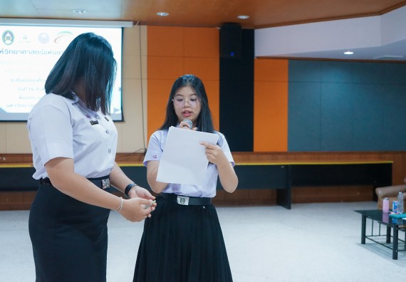 ภาพกิจกรรม  คณะวิทยาศาสตร์และเทคโนโลยี มหาวิทยาลัยราชภัฏกําแพงเพชร จัดการประกวดโครงงานคณิตศาสตร์ประเภททฤษฎี ระดับมัธยมศึกษาตอนปลาย ในงานสัปดาห์วิทยาศาสตร์แห่งชาติ ส่วนภูมิภาค ประจำปี 2568