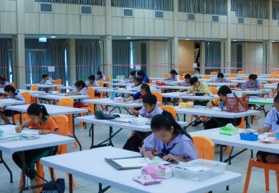 ภาพกิจกรรม  คณะวิทยาศาสตร์และเทคโนโลยี มหาวิทยาลัยราชภัฏกําแพงเพชร จัดการประกวดภาพวาดจินตนาการทางวิทยาศาสตร์ ระดับประถมศึกษาตอนปลาย ระดับมัธยมศึกษาตอนต้น ระดับมัธยมศึกษาตอนปลาย ในงานสัปดาห์วิทยาศาสตร์แห่งชาติ ส่วนภูมิภาค ประจำปี 2568