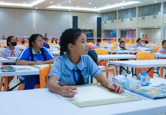 ภาพกิจกรรม  คณะวิทยาศาสตร์และเทคโนโลยี มหาวิทยาลัยราชภัฏกําแพงเพชร จัดการประกวดภาพวาดจินตนาการทางวิทยาศาสตร์ ระดับประถมศึกษาตอนปลาย ระดับมัธยมศึกษาตอนต้น ระดับมัธยมศึกษาตอนปลาย ในงานสัปดาห์วิทยาศาสตร์แห่งชาติ ส่วนภูมิภาค ประจำปี 2568