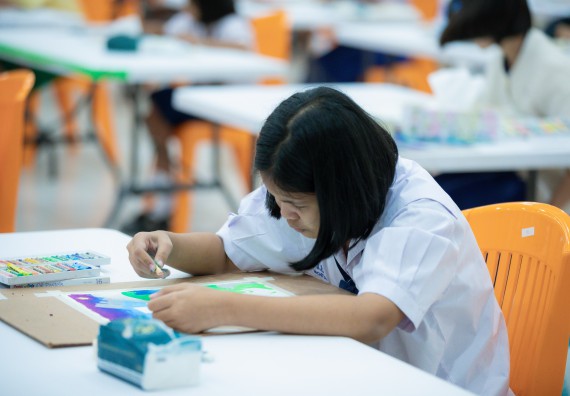 ภาพกิจกรรม  คณะวิทยาศาสตร์และเทคโนโลยี มหาวิทยาลัยราชภัฏกําแพงเพชร จัดการประกวดภาพวาดจินตนาการทางวิทยาศาสตร์ ระดับประถมศึกษาตอนปลาย ระดับมัธยมศึกษาตอนต้น ระดับมัธยมศึกษาตอนปลาย ในงานสัปดาห์วิทยาศาสตร์แห่งชาติ ส่วนภูมิภาค ประจำปี 2568