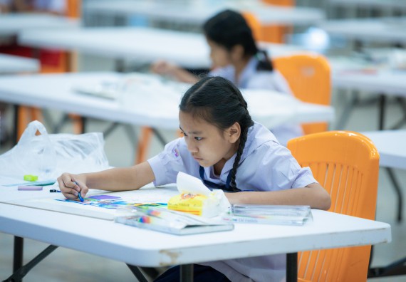 ภาพกิจกรรม  คณะวิทยาศาสตร์และเทคโนโลยี มหาวิทยาลัยราชภัฏกําแพงเพชร จัดการประกวดภาพวาดจินตนาการทางวิทยาศาสตร์ ระดับประถมศึกษาตอนปลาย ระดับมัธยมศึกษาตอนต้น ระดับมัธยมศึกษาตอนปลาย ในงานสัปดาห์วิทยาศาสตร์แห่งชาติ ส่วนภูมิภาค ประจำปี 2568