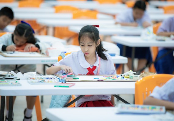 ภาพกิจกรรม  คณะวิทยาศาสตร์และเทคโนโลยี มหาวิทยาลัยราชภัฏกําแพงเพชร จัดการประกวดภาพวาดจินตนาการทางวิทยาศาสตร์ ระดับประถมศึกษาตอนปลาย ระดับมัธยมศึกษาตอนต้น ระดับมัธยมศึกษาตอนปลาย ในงานสัปดาห์วิทยาศาสตร์แห่งชาติ ส่วนภูมิภาค ประจำปี 2568