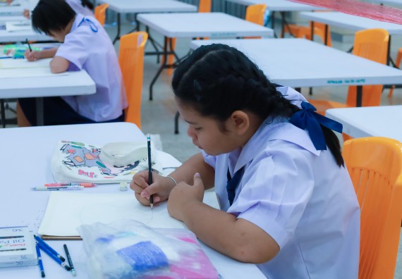 ภาพกิจกรรม  คณะวิทยาศาสตร์และเทคโนโลยี มหาวิทยาลัยราชภัฏกําแพงเพชร จัดการประกวดภาพวาดจินตนาการทางวิทยาศาสตร์ ระดับประถมศึกษาตอนปลาย ระดับมัธยมศึกษาตอนต้น ระดับมัธยมศึกษาตอนปลาย ในงานสัปดาห์วิทยาศาสตร์แห่งชาติ ส่วนภูมิภาค ประจำปี 2568