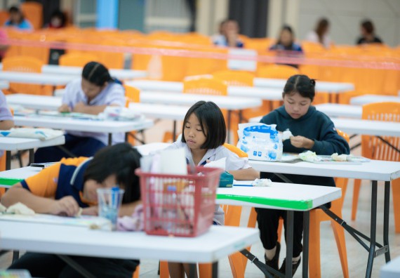 ภาพกิจกรรม  คณะวิทยาศาสตร์และเทคโนโลยี มหาวิทยาลัยราชภัฏกําแพงเพชร จัดการประกวดภาพวาดจินตนาการทางวิทยาศาสตร์ ระดับประถมศึกษาตอนปลาย ระดับมัธยมศึกษาตอนต้น ระดับมัธยมศึกษาตอนปลาย ในงานสัปดาห์วิทยาศาสตร์แห่งชาติ ส่วนภูมิภาค ประจำปี 2568