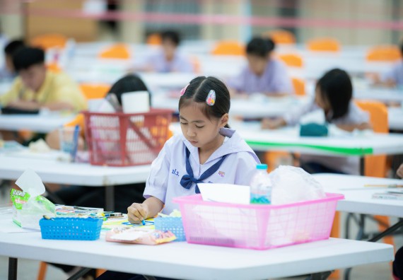 ภาพกิจกรรม  คณะวิทยาศาสตร์และเทคโนโลยี มหาวิทยาลัยราชภัฏกําแพงเพชร จัดการประกวดภาพวาดจินตนาการทางวิทยาศาสตร์ ระดับประถมศึกษาตอนปลาย ระดับมัธยมศึกษาตอนต้น ระดับมัธยมศึกษาตอนปลาย ในงานสัปดาห์วิทยาศาสตร์แห่งชาติ ส่วนภูมิภาค ประจำปี 2568