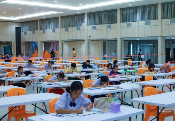 ภาพกิจกรรม  คณะวิทยาศาสตร์และเทคโนโลยี มหาวิทยาลัยราชภัฏกําแพงเพชร จัดการประกวดภาพวาดจินตนาการทางวิทยาศาสตร์ ระดับประถมศึกษาตอนปลาย ระดับมัธยมศึกษาตอนต้น ระดับมัธยมศึกษาตอนปลาย ในงานสัปดาห์วิทยาศาสตร์แห่งชาติ ส่วนภูมิภาค ประจำปี 2568