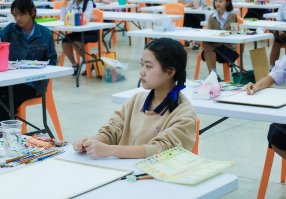 ภาพกิจกรรม  คณะวิทยาศาสตร์และเทคโนโลยี มหาวิทยาลัยราชภัฏกําแพงเพชร จัดการประกวดภาพวาดจินตนาการทางวิทยาศาสตร์ ระดับประถมศึกษาตอนปลาย ระดับมัธยมศึกษาตอนต้น ระดับมัธยมศึกษาตอนปลาย ในงานสัปดาห์วิทยาศาสตร์แห่งชาติ ส่วนภูมิภาค ประจำปี 2568