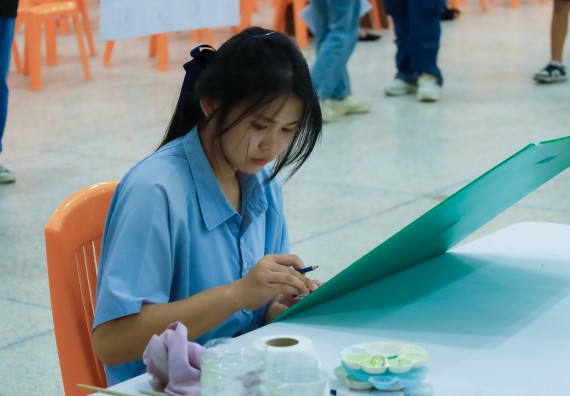 ภาพกิจกรรม  คณะวิทยาศาสตร์และเทคโนโลยี มหาวิทยาลัยราชภัฏกําแพงเพชร จัดการประกวดภาพวาดจินตนาการทางวิทยาศาสตร์ ระดับประถมศึกษาตอนปลาย ระดับมัธยมศึกษาตอนต้น ระดับมัธยมศึกษาตอนปลาย ในงานสัปดาห์วิทยาศาสตร์แห่งชาติ ส่วนภูมิภาค ประจำปี 2568