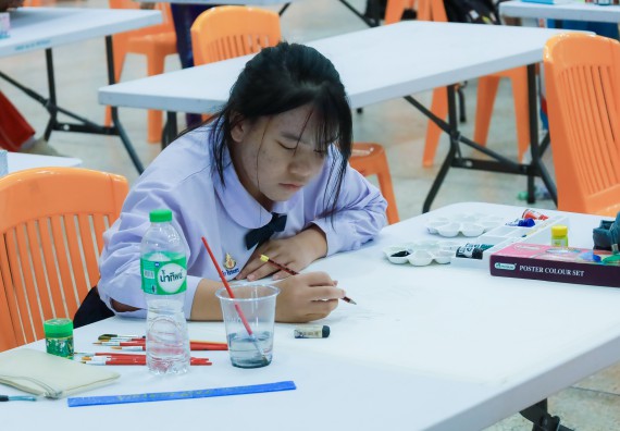 ภาพกิจกรรม  คณะวิทยาศาสตร์และเทคโนโลยี มหาวิทยาลัยราชภัฏกําแพงเพชร จัดการประกวดภาพวาดจินตนาการทางวิทยาศาสตร์ ระดับประถมศึกษาตอนปลาย ระดับมัธยมศึกษาตอนต้น ระดับมัธยมศึกษาตอนปลาย ในงานสัปดาห์วิทยาศาสตร์แห่งชาติ ส่วนภูมิภาค ประจำปี 2568