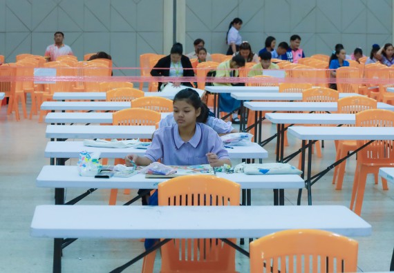 ภาพกิจกรรม  คณะวิทยาศาสตร์และเทคโนโลยี มหาวิทยาลัยราชภัฏกําแพงเพชร จัดการประกวดภาพวาดจินตนาการทางวิทยาศาสตร์ ระดับประถมศึกษาตอนปลาย ระดับมัธยมศึกษาตอนต้น ระดับมัธยมศึกษาตอนปลาย ในงานสัปดาห์วิทยาศาสตร์แห่งชาติ ส่วนภูมิภาค ประจำปี 2568