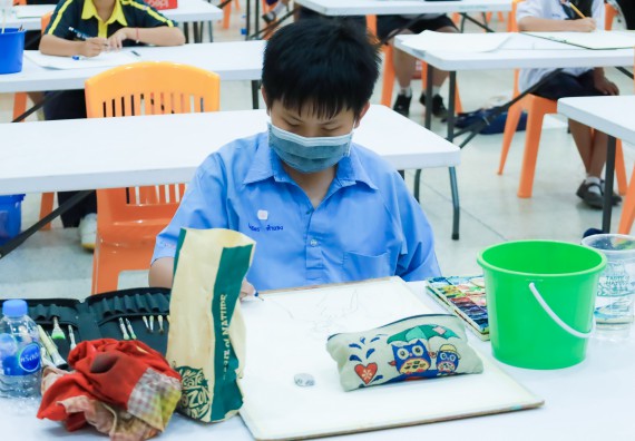 ภาพกิจกรรม  คณะวิทยาศาสตร์และเทคโนโลยี มหาวิทยาลัยราชภัฏกําแพงเพชร จัดการประกวดภาพวาดจินตนาการทางวิทยาศาสตร์ ระดับประถมศึกษาตอนปลาย ระดับมัธยมศึกษาตอนต้น ระดับมัธยมศึกษาตอนปลาย ในงานสัปดาห์วิทยาศาสตร์แห่งชาติ ส่วนภูมิภาค ประจำปี 2568