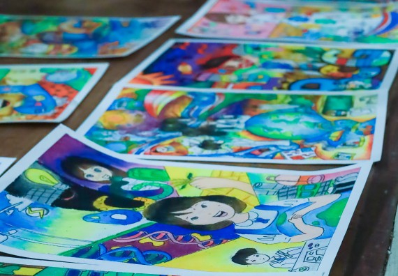 ภาพกิจกรรม  คณะวิทยาศาสตร์และเทคโนโลยี มหาวิทยาลัยราชภัฏกําแพงเพชร จัดการประกวดภาพวาดจินตนาการทางวิทยาศาสตร์ ระดับประถมศึกษาตอนปลาย ระดับมัธยมศึกษาตอนต้น ระดับมัธยมศึกษาตอนปลาย ในงานสัปดาห์วิทยาศาสตร์แห่งชาติ ส่วนภูมิภาค ประจำปี 2568