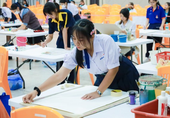 ภาพกิจกรรม  คณะวิทยาศาสตร์และเทคโนโลยี มหาวิทยาลัยราชภัฏกําแพงเพชร จัดการประกวดภาพวาดจินตนาการทางวิทยาศาสตร์ ระดับประถมศึกษาตอนปลาย ระดับมัธยมศึกษาตอนต้น ระดับมัธยมศึกษาตอนปลาย ในงานสัปดาห์วิทยาศาสตร์แห่งชาติ ส่วนภูมิภาค ประจำปี 2568