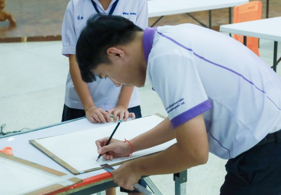 ภาพกิจกรรม  คณะวิทยาศาสตร์และเทคโนโลยี มหาวิทยาลัยราชภัฏกําแพงเพชร จัดการประกวดภาพวาดจินตนาการทางวิทยาศาสตร์ ระดับประถมศึกษาตอนปลาย ระดับมัธยมศึกษาตอนต้น ระดับมัธยมศึกษาตอนปลาย ในงานสัปดาห์วิทยาศาสตร์แห่งชาติ ส่วนภูมิภาค ประจำปี 2568