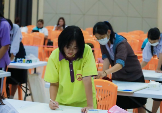 ภาพกิจกรรม  คณะวิทยาศาสตร์และเทคโนโลยี มหาวิทยาลัยราชภัฏกําแพงเพชร จัดการประกวดภาพวาดจินตนาการทางวิทยาศาสตร์ ระดับประถมศึกษาตอนปลาย ระดับมัธยมศึกษาตอนต้น ระดับมัธยมศึกษาตอนปลาย ในงานสัปดาห์วิทยาศาสตร์แห่งชาติ ส่วนภูมิภาค ประจำปี 2568