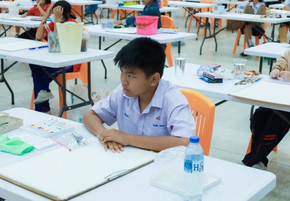 ภาพกิจกรรม  คณะวิทยาศาสตร์และเทคโนโลยี มหาวิทยาลัยราชภัฏกําแพงเพชร จัดการประกวดภาพวาดจินตนาการทางวิทยาศาสตร์ ระดับประถมศึกษาตอนปลาย ระดับมัธยมศึกษาตอนต้น ระดับมัธยมศึกษาตอนปลาย ในงานสัปดาห์วิทยาศาสตร์แห่งชาติ ส่วนภูมิภาค ประจำปี 2568