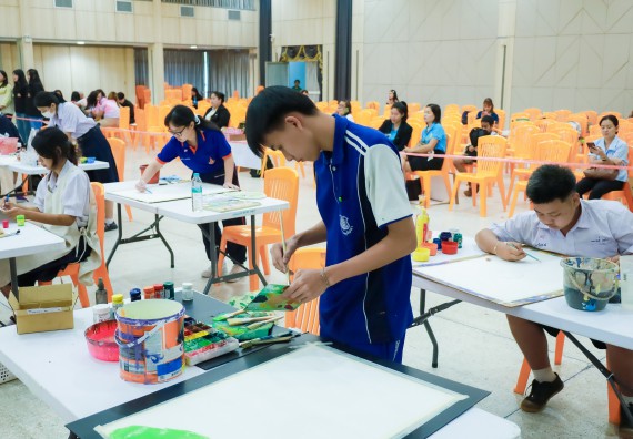 ภาพกิจกรรม  คณะวิทยาศาสตร์และเทคโนโลยี มหาวิทยาลัยราชภัฏกําแพงเพชร จัดการประกวดภาพวาดจินตนาการทางวิทยาศาสตร์ ระดับประถมศึกษาตอนปลาย ระดับมัธยมศึกษาตอนต้น ระดับมัธยมศึกษาตอนปลาย ในงานสัปดาห์วิทยาศาสตร์แห่งชาติ ส่วนภูมิภาค ประจำปี 2568