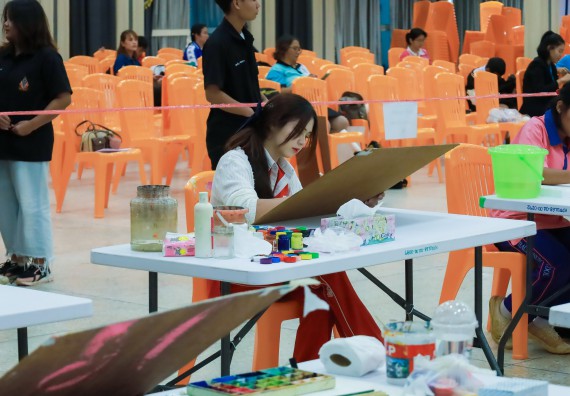 ภาพกิจกรรม  คณะวิทยาศาสตร์และเทคโนโลยี มหาวิทยาลัยราชภัฏกําแพงเพชร จัดการประกวดภาพวาดจินตนาการทางวิทยาศาสตร์ ระดับประถมศึกษาตอนปลาย ระดับมัธยมศึกษาตอนต้น ระดับมัธยมศึกษาตอนปลาย ในงานสัปดาห์วิทยาศาสตร์แห่งชาติ ส่วนภูมิภาค ประจำปี 2568