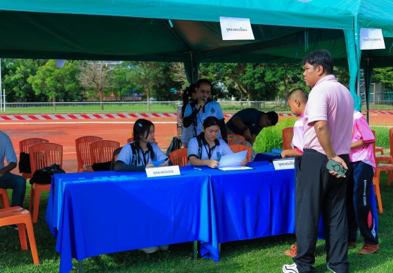 ภาพกิจกรรม  คณะวิทยาศาสตร์และเทคโนโลยี มหาวิทยาลัยราชภัฏกําแพงเพชร จัดการแข่งขันจรวดขวดน้ำ ระดับประถมศึกษา ระดับมัธยมศึกษาตอนต้น ระดับมัธยมศึกษาตอนปลาย ในงานสัปดาห์วิทยาศาสตร์แห่งชาติ ส่วนภูมิภาค ประจำปี 2568