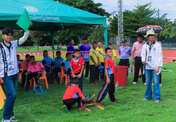 ภาพกิจกรรม  คณะวิทยาศาสตร์และเทคโนโลยี มหาวิทยาลัยราชภัฏกําแพงเพชร จัดการแข่งขันจรวดขวดน้ำ ระดับประถมศึกษา ระดับมัธยมศึกษาตอนต้น ระดับมัธยมศึกษาตอนปลาย ในงานสัปดาห์วิทยาศาสตร์แห่งชาติ ส่วนภูมิภาค ประจำปี 2568