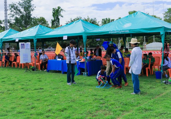 ภาพกิจกรรม  คณะวิทยาศาสตร์และเทคโนโลยี มหาวิทยาลัยราชภัฏกําแพงเพชร จัดการแข่งขันจรวดขวดน้ำ ระดับประถมศึกษา ระดับมัธยมศึกษาตอนต้น ระดับมัธยมศึกษาตอนปลาย ในงานสัปดาห์วิทยาศาสตร์แห่งชาติ ส่วนภูมิภาค ประจำปี 2568